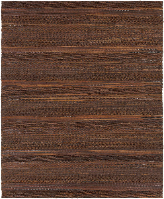 Livabliss Aija Hides and Leather Brown AJA-1001 Area Rug