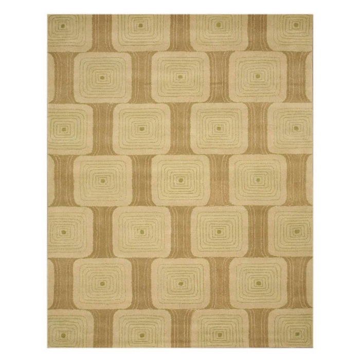 EORC Brown Hand-Tufted Wool Jerome Rug