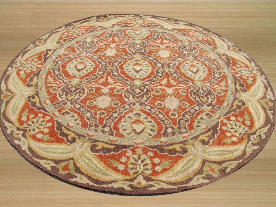 EORC Hand-tufted Wool Red Traditional Oriental Khyber Rug