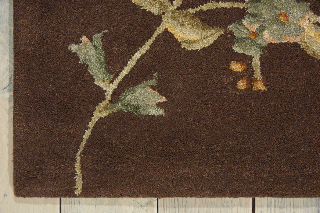 Nourison Modern Elegance Brown Area Rug