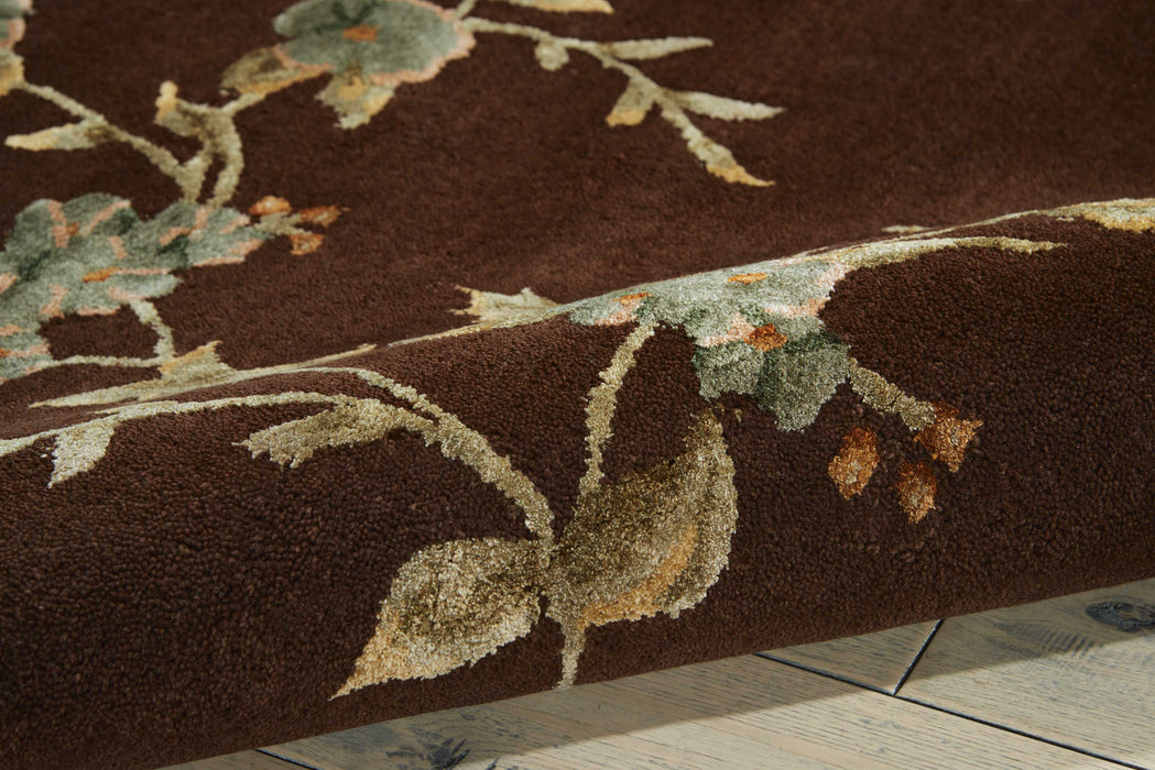 Nourison Modern Elegance Brown Area Rug