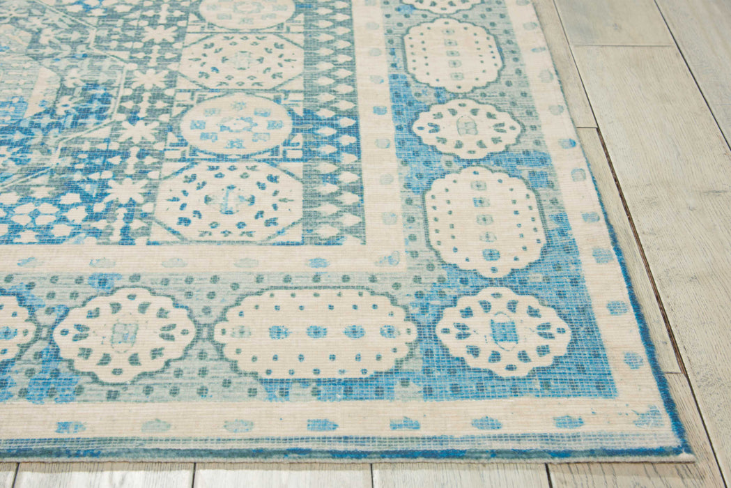 Nourison Madera Teal Area Rug