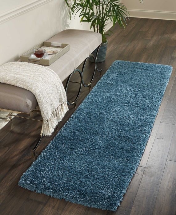 Nourison Malibu Blue Shag Area Rug