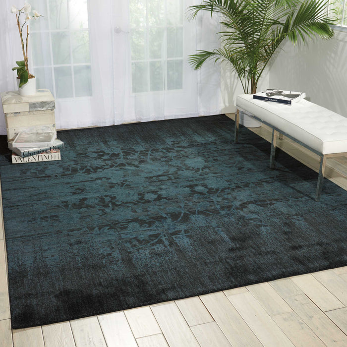 Nourison Nightfall Hunter Green Area Rug