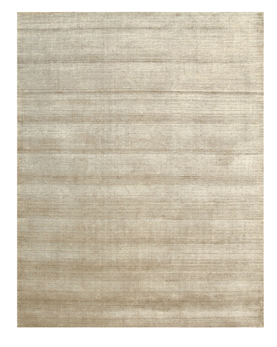 EORC Ivory Handmade Viscose Boho Rug