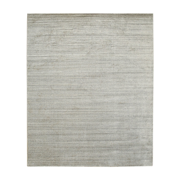 EORC Beige Handmade Wool & Viscose Urban Rug