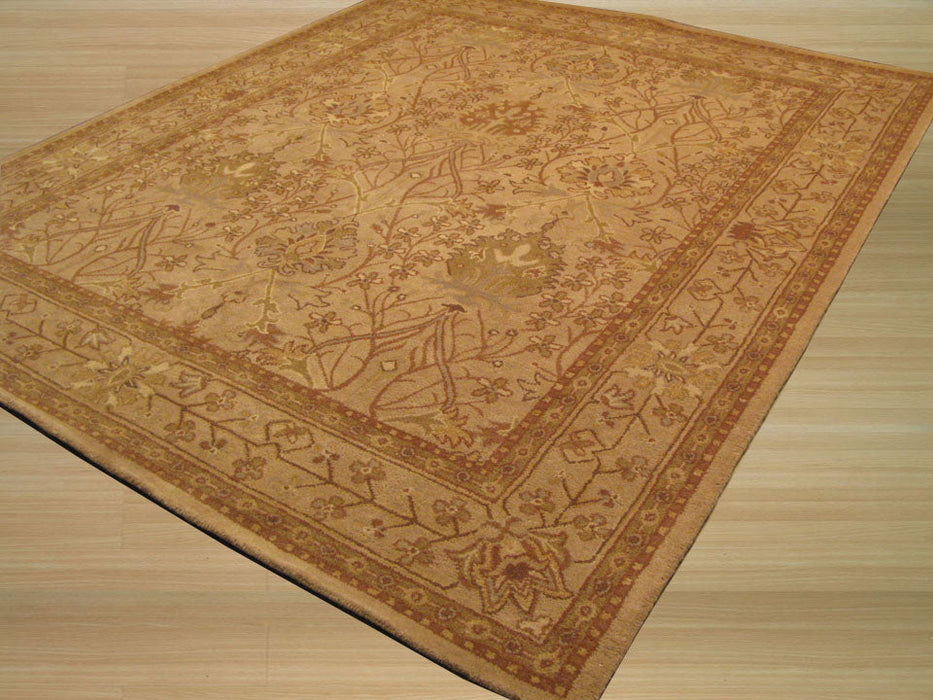 EORC Hand-tufted Wool Beige Traditional Oriental Morris Rug