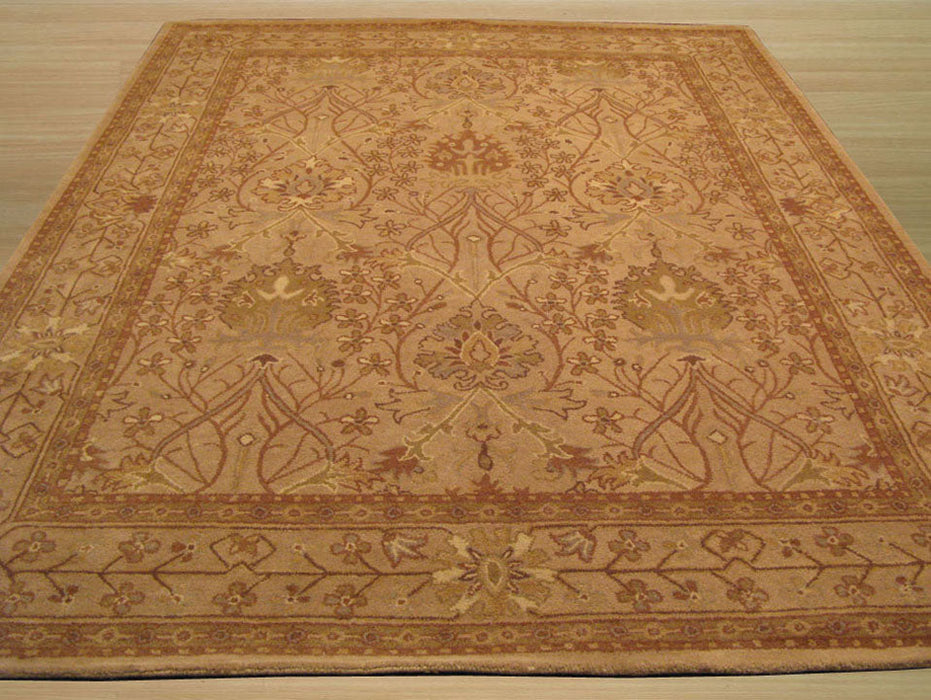 EORC Hand-tufted Wool Beige Traditional Oriental Morris Rug