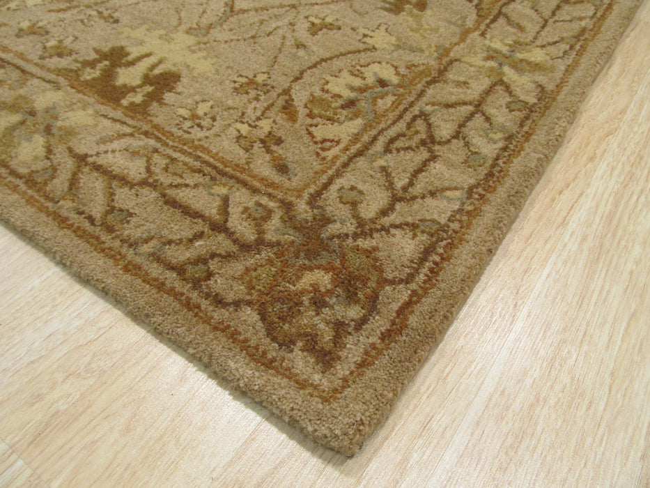 EORC Hand-tufted Wool Beige Traditional Oriental Morris Rug