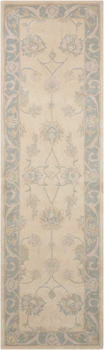 Kathy Ireland  Royal Serenity Hyde Park Ivory Blue Area Rug by Nourison