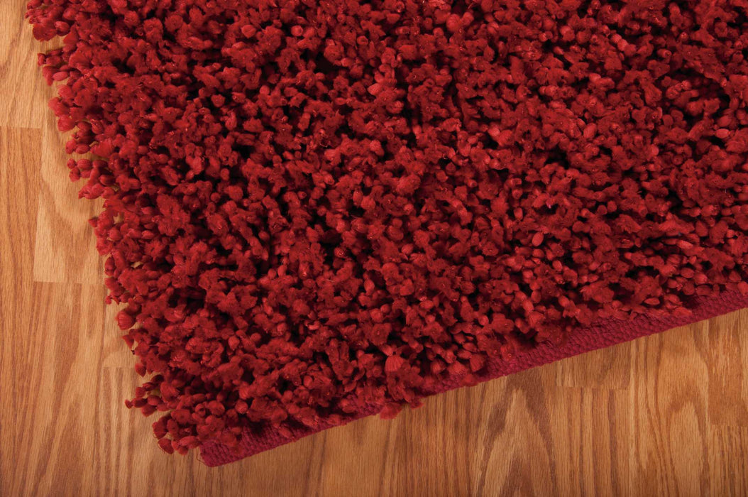 Nourison Zen Red Shag Area Rug