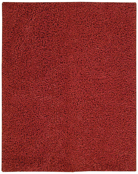 Nourison Zen Red Shag Area Rug