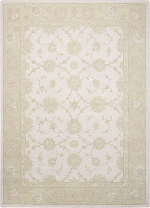 Nourison Zephyr Ivory/Green Area Rug