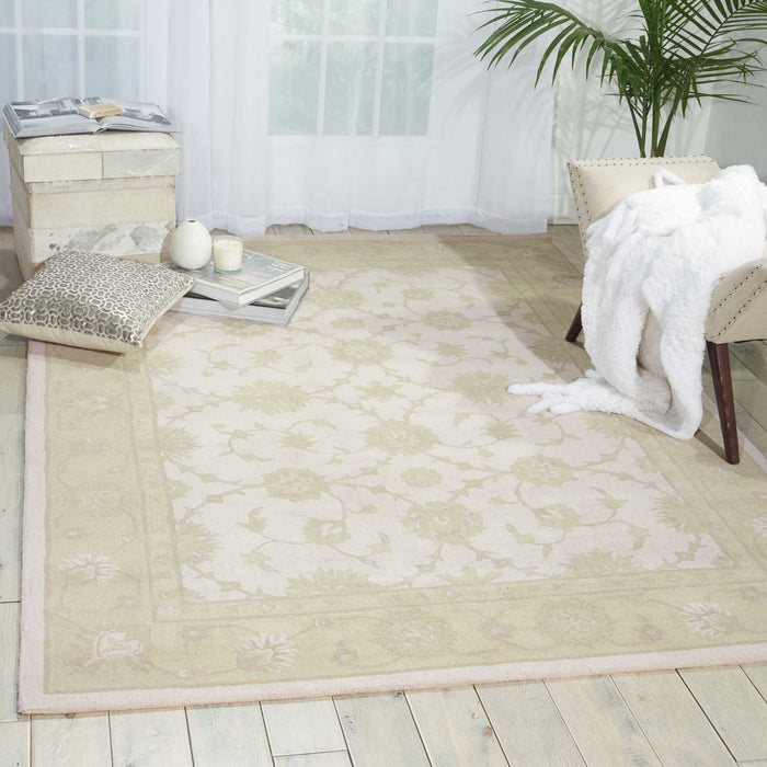 Nourison Zephyr Ivory/Green Area Rug