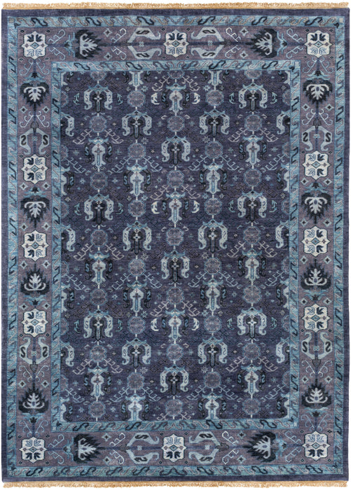 Livabliss Zeus ZEU7830 Blue/Purple Classic Area Rug