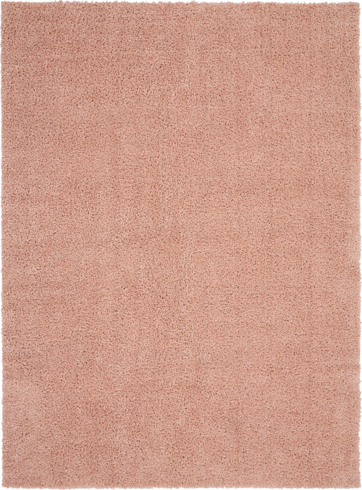 Nourison Malibu Shag MSG01 Blush Area Rug