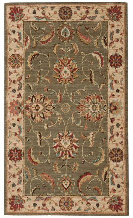 Nourison Living Treasures LI04 Green Area Rug