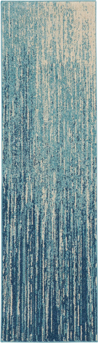 Nourison Passion PSN09 Navy/Light Blue Area Rug