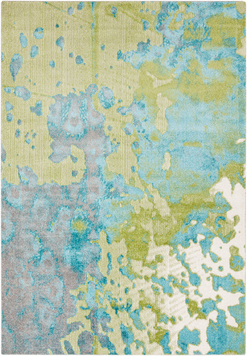 Livabliss Aberdine ABE8015 Blue/Green Modern Area Rug