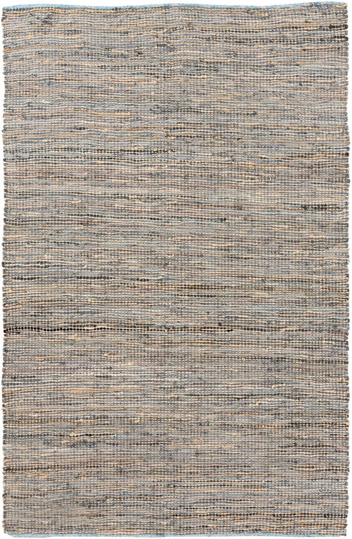 Livabliss Adobe ADB1000 Brown/Blue Natural Fiber and Texture Area Rug