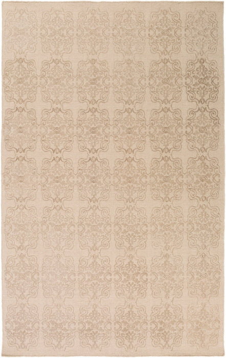 Livabliss Adeline ADE6002 Neutral/Brown Medallion and Damask Area Rug