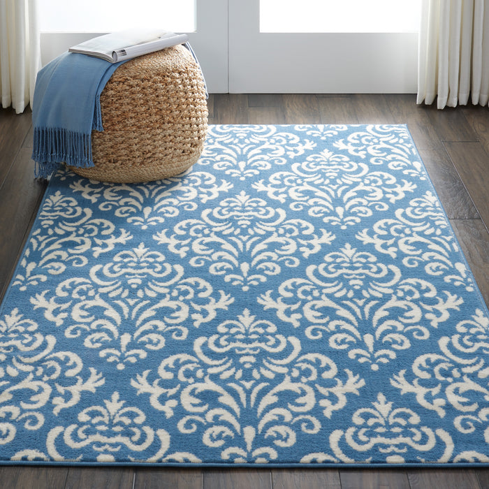 Nourison Grafix GRF06 Blue Area Rug