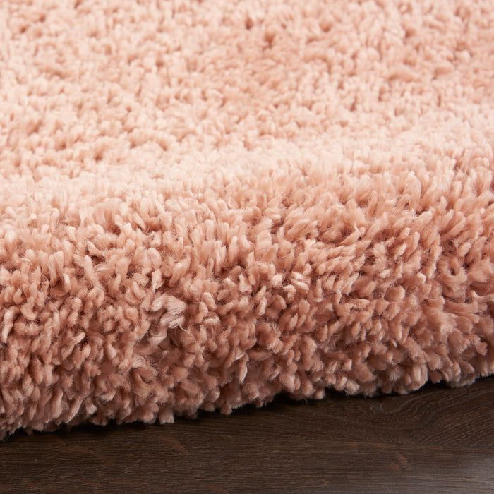 Nourison Malibu Shag MSG01 Blush Area Rug