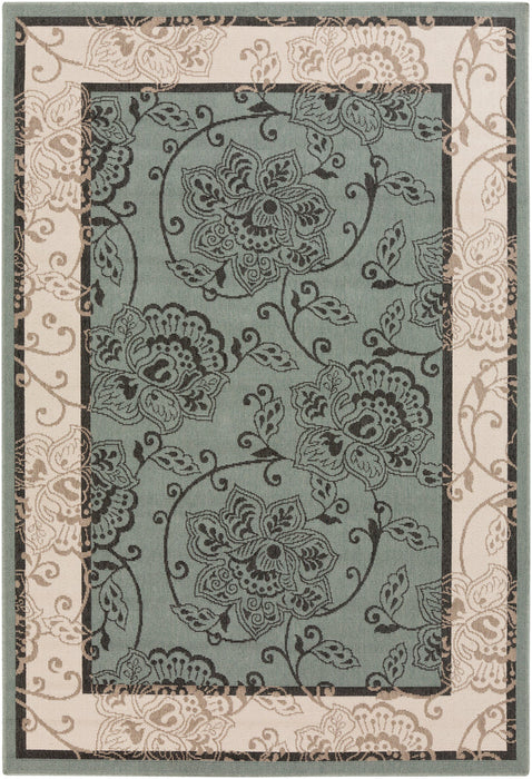 Livabliss Alfresco ALF9594 Green/Neutral Outdoor Area Rug