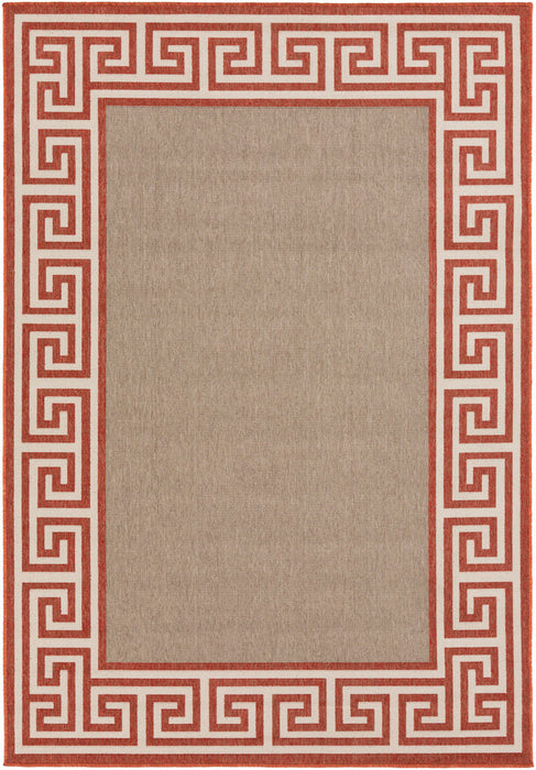 Livabliss Alfresco ALF9628 Red/Brown Outdoor Area Rug