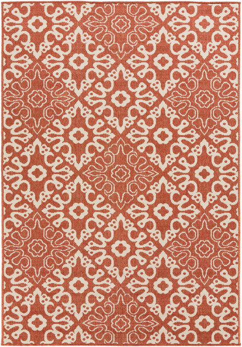 Livabliss Alfresco ALF9636 Red/Neutral Outdoor Area Rug