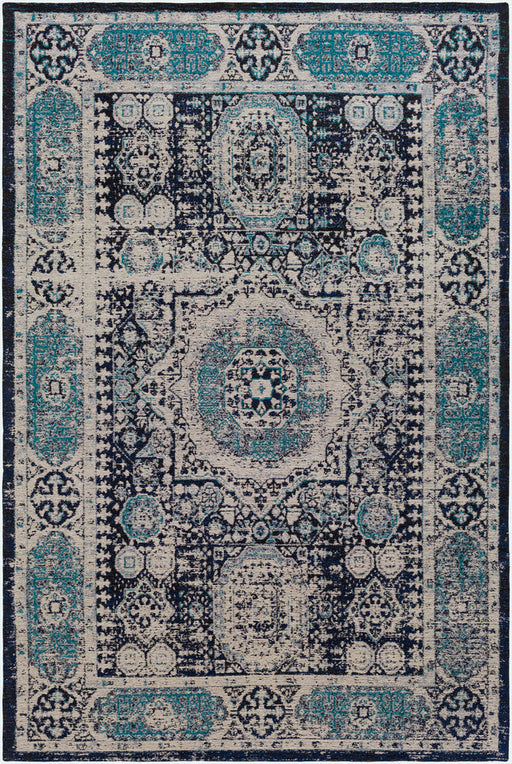 Livabliss Amsterdam AMS1013 Navy/Light Gray Area Rug