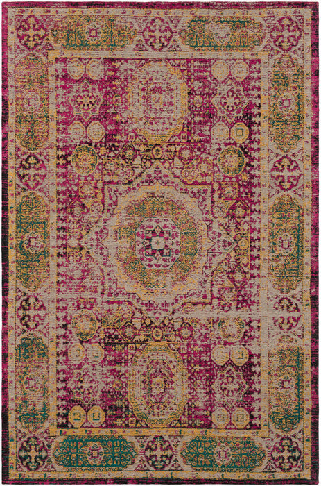 Livabliss Amsterdam AMS1014 Bright Pink/Saffron Area Rug