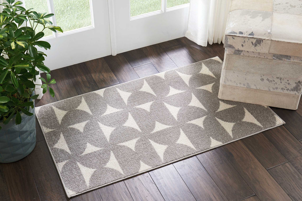 Nourison Harper DS301 Grey Area Rug