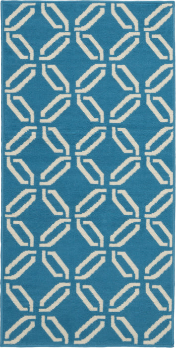 Nourison Jubilant JUB17 Blue Area Rug