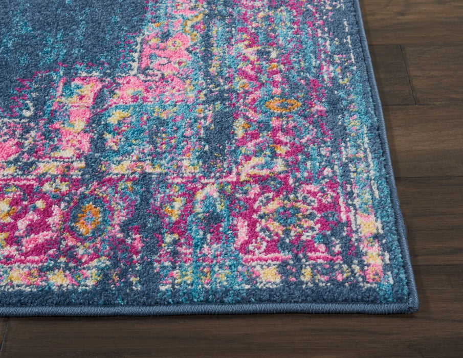 Nourison Passion PSN03 Blue Area Rug