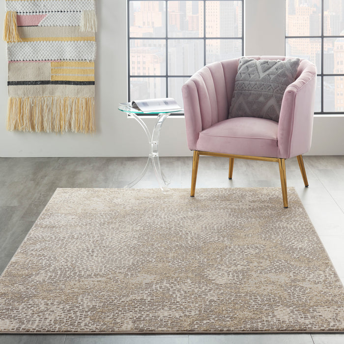 Nourison MA90 Uptown UPT02 Beige/Grey Area Rug