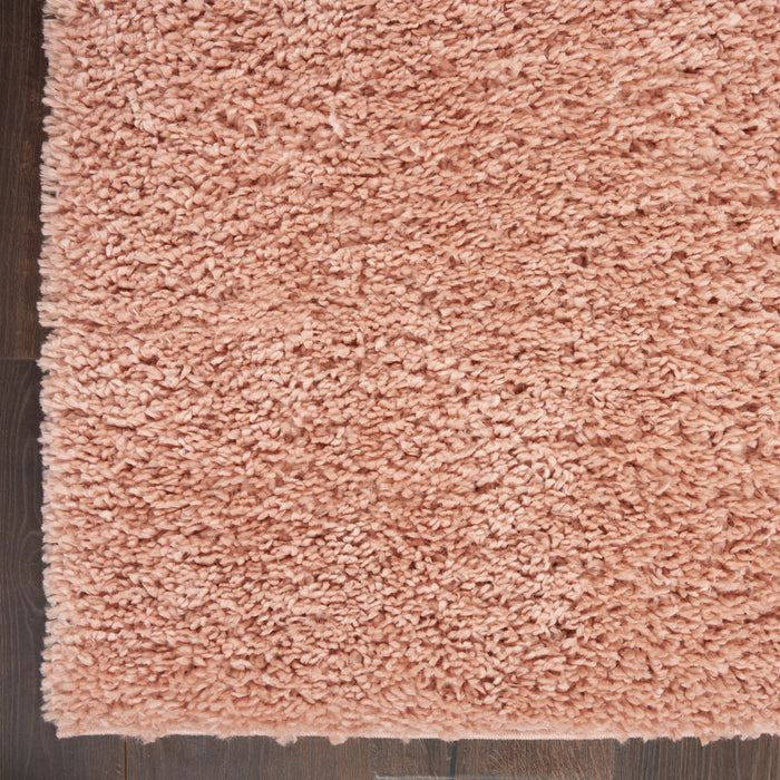 Nourison Malibu Shag MSG01 Blush Area Rug