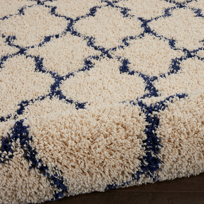 Nourison Amore AMOR2 Ivory/Blue Area Rug