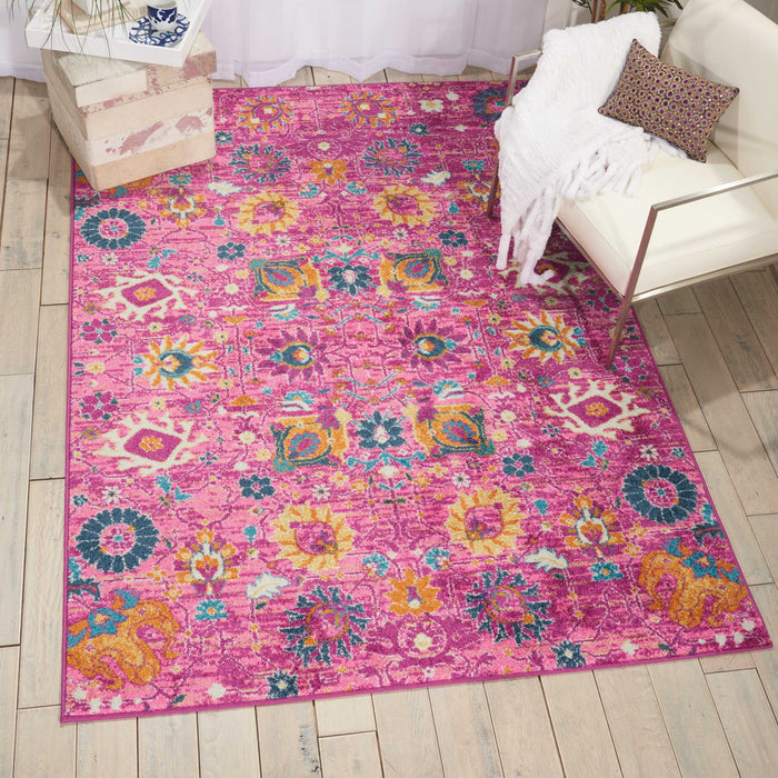 Nourison Passion PSN01 Fuchsia Area Rug