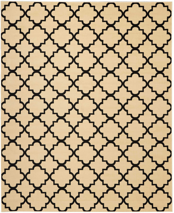 Nourison Grafix GRF08 Cream/Black Area Rug