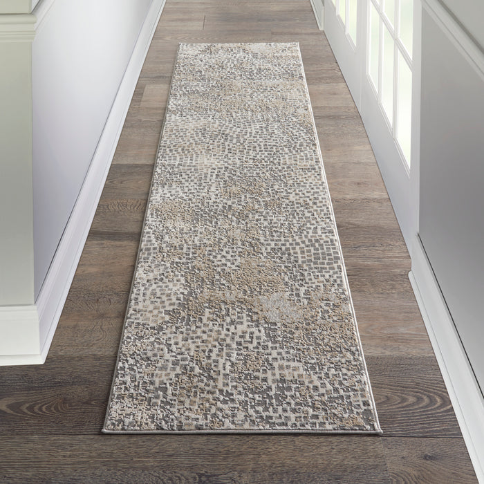 Nourison MA90 Uptown UPT02 Beige/Grey Area Rug