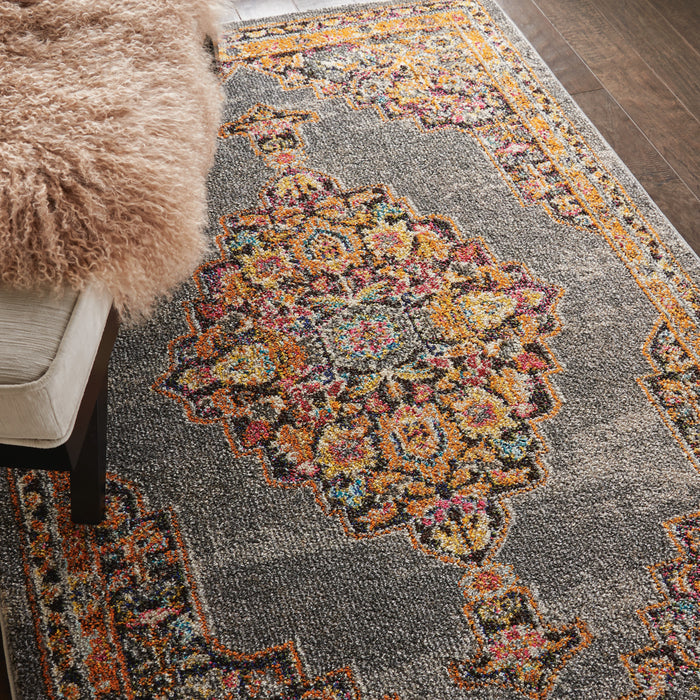 Nourison Passionate PST01 Grey Area Rug