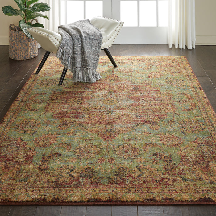 Nourison Jewel JEL01 Jade Area Rug