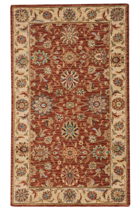 Nourison Living Treasures LI05 Rust Area Rug