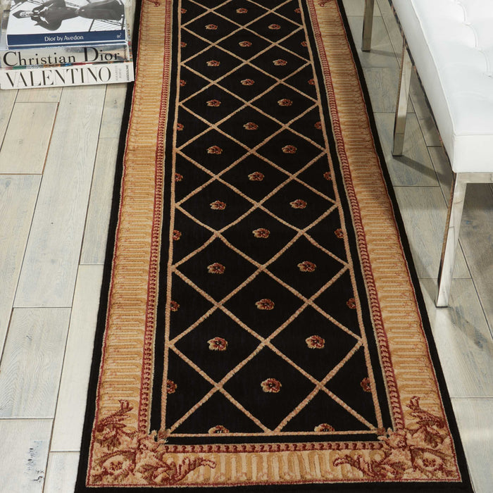 Nourison Ashton House AS03 Black Area Rug