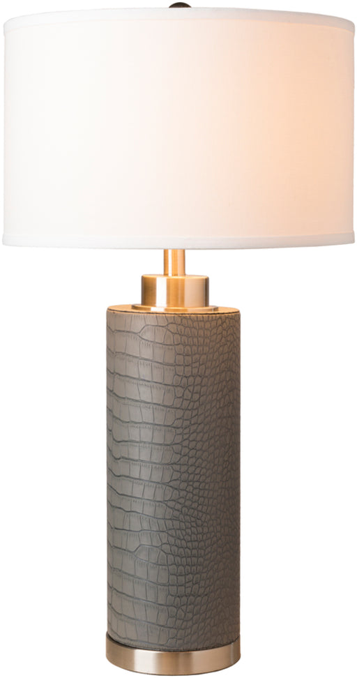 Livabliss Buchanan BUC-101 Updated Traditional Slate Gray Table Lamp