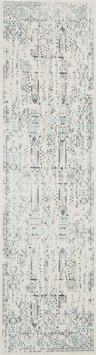 Nourison Silver Screen KI343 Ivory/Teal Area Rug