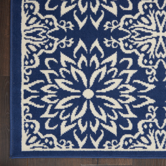 Nourison Jubilant JUB06 Navy/Ivory Area Rug