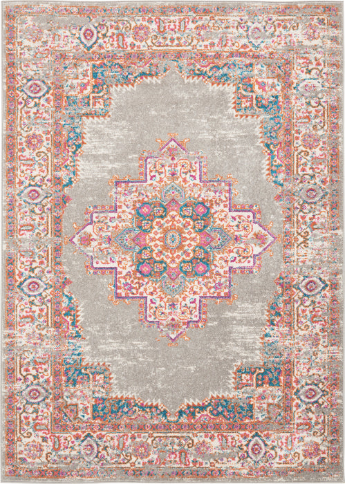 Nourison Passion PSN03 Grey Area Rug