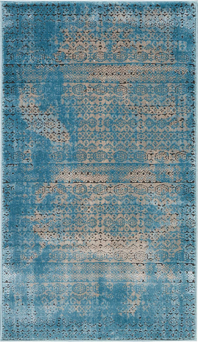 Nourison Karma KRM01 Blue Area Rug